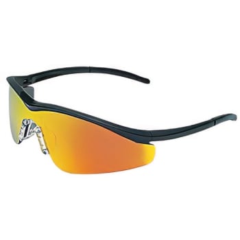 Image for Crews Safety Products Crews Fire Mirror Black Frame Safety Glasses, Package of 4 from HD Supply