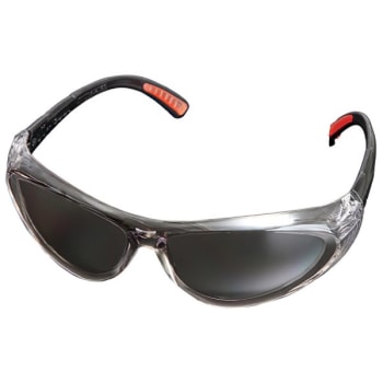 Radnor Action Series Gray Lens Clear Frame Safety Glasses, Package of 2