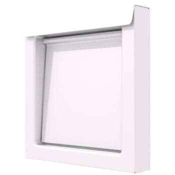Image for In-O-Vate 4" Flush-Mount Wall Vent, Metal - White, No Collar from HD Supply