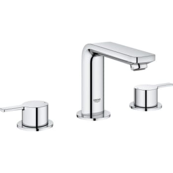 Grohe Lineare Chrome Medium Size Widespread Two-Handle Bath Faucet 8