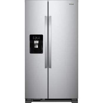 Whirlpool® Energy Star® 21 Cu. Ft. Side-By-Side Stainless Steel Refrigerator