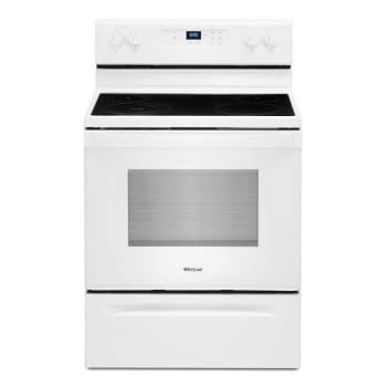 Image for Whirlpool® 30 In. Smooth Electric Range With Manual Clean In White from HD Supply