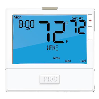 Image for Pro1 Iaq White Single Stage Universal Programmable Thermostat - PTAC Compatible from HD Supply
