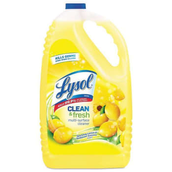 Lysol® 144 Oz Clean And Fresh Multi-Surface Cleaner (Lemon/sunflower) (4-Carton)