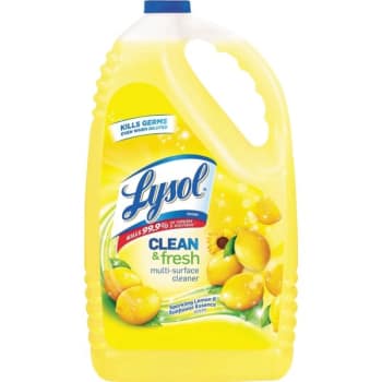 Image for Lysol® 144 Oz Clean and Fresh Multi-Surface Cleaner (Lemon/Sunflower) (4-Carton) from HD Supply