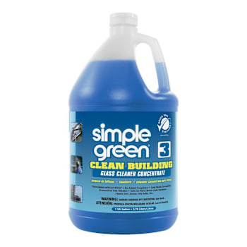 Image for Simple Green 1 Gallon Clean Building Glass Cleaner Concentrate (Unscented) from HD Supply