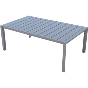 Image for Grosfillex® Sunset Cocktail Table, 24 X 40", Platinum Gray from HD Supply