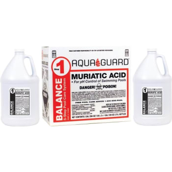 Aquaguard®  1 Gallon Pool Care Muriatic Acid (2-Pack)
