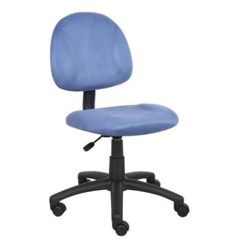 Image for Boss Office Products Microfiber Posture Chair, Blue from HD Supply