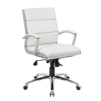Boss Office Products Guest Chair, White
