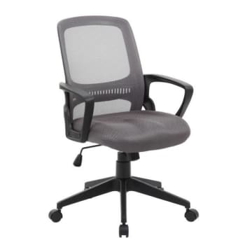 Boss Office Products Mesh Task Chair, Grey