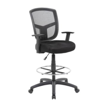Boss Office Products Contract Mesh Drafting Stool
