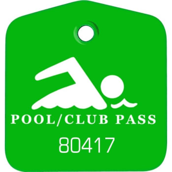 Image for Recreational Club and Pool Pass (100-Pack) from HD Supply