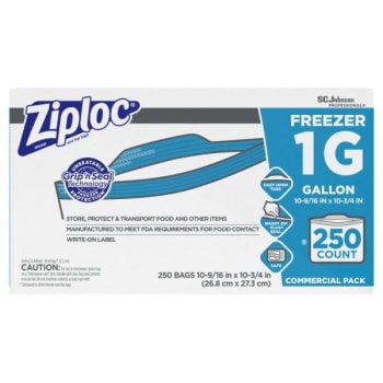 Image for Ziploc® Freezer Bag Gallon, Case Of 250 from HD Supply