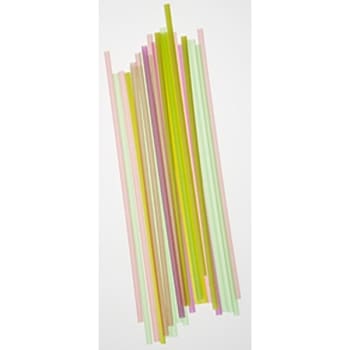 Image for Empress Semi Slim Straw / Stirrer Unwrapped 7.75" Neon,  10 / 500 cs from HD Supply