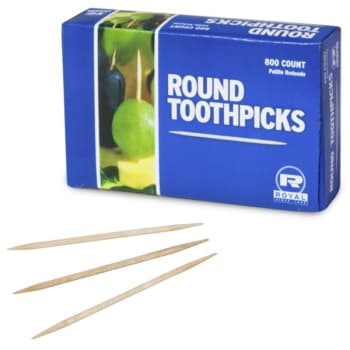 Image for Royal Round Toothpicks, Case Of 19200 from HD Supply