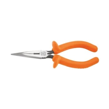 Klein Tools Insulated Long-Nose Cutting Plier 6"