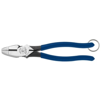 Klein Tools High-Leverage Side Cutting Plier 9" With Ring
