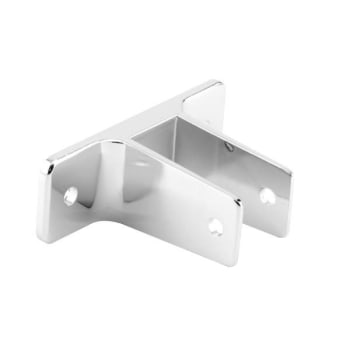 Image for Sentry Two Ear Wall Bracket, For 3/4 In. Panels, Zinc Alloy, Chrm from HD Supply