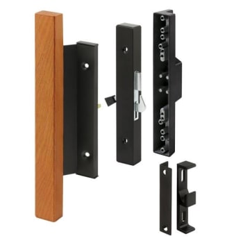 Image for Blk Dcst W/ Hardwood Handle Surface Hook Slid Patio Dr Pull from HD Supply