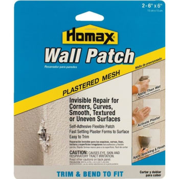 Image for Homax 6 x 6 in Pre-Plastered Mesh Drywall Patch (2-Pack) from HD Supply