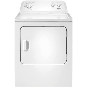 Whirlpool® 7.0 Cu. Ft. Top Load Electric Dryer In White With Wrinkle Shield, 240 Volt, 12 Cycles