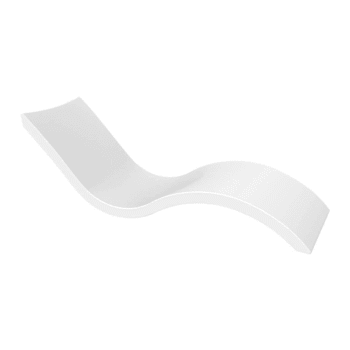 Ledge Lounger™ Signature Chaise - White