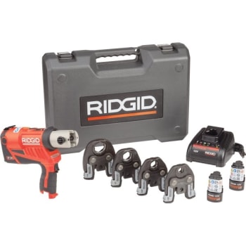 Image for Ridgid® Rp 240 Compact Press Tool Kit, 1/2" To 1-1/4" Propress Jaws from HD Supply