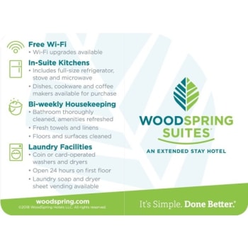 Image for Rdi-Usa Keycard Folder, Woodspring Suites, Case Of 500 from HD Supply