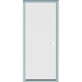 Milliken Millwork Flush Fiberglass Prehung Door, 36 x 80", LH, Single Bore