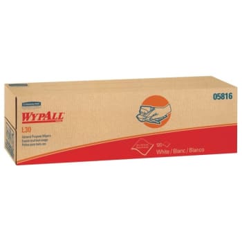 Image for Kimberly-Clark Wypall L30 Disinfectant DRC Wipers (120-Sheets) (White) from HD Supply