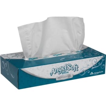 GP Pro™ Angel Soft Ultra Facial Tissue Flat Box, Case Of 30