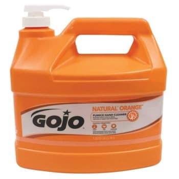 Gojo 1 Gal. Natural Orange Pumice Hand Cleaner, Pump Bottle
