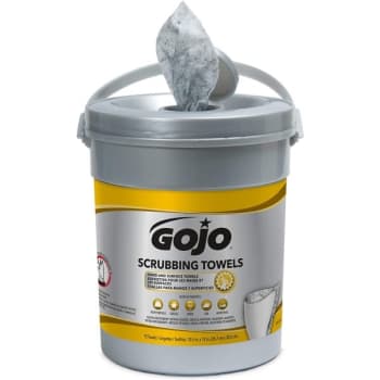 Image for Gojo Hand And Surface Scrubbing Towels, Fresh Citrus Scent, 72 Count Heavy Duty Canister from HD Supply
