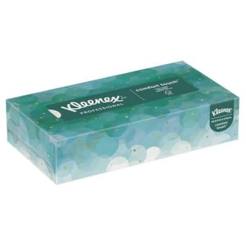 Kimberly-Clark Kleenex Facial Tissue Flat Tissue Boxes, 100 Tissues/Box, Case Of 36