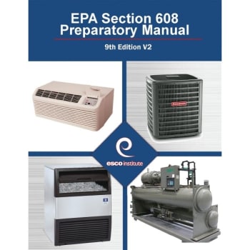 Image for Esco Institute Epa Section 608 Cert. Exam Prep from HD Supply