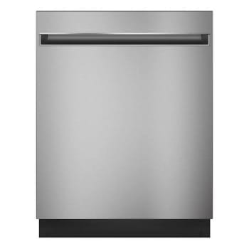 GE® ENERGY STAR® 24 In. Top Control Dishwasher 51 Dba With Sanitize Cycle, Stainless Steel With Stainless Interior, ADA