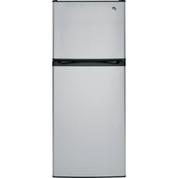 Image for GE® 11.6 Cubic Feet Top-Freezer Refrigerator, ENERGY STAR®, Stainless Steel, Optional Icemaker 501233 from HD Supply