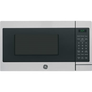 GE® 0.7 Cu Ft Countertop Microwave, 700W, Stainless Steel