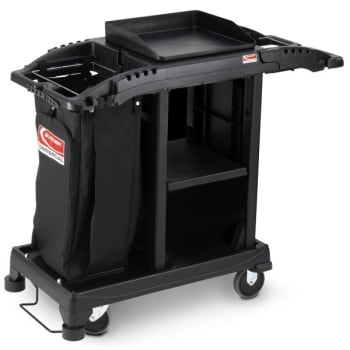 Image for Suncast Commercial Standard Compact Housekeeping Cart With Hanging Bag from HD Supply