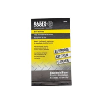 Klein Tools Wire Electrical Panel Wire Marker Book