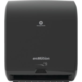 Image for EnMotion 10 in Automated Touchless Paper Towel Dispenser (Black) from HD Supply