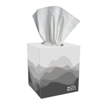 Pacific Blue Basic™ 2-Ply Facial Tissue Cube (36 Boxes-Case)