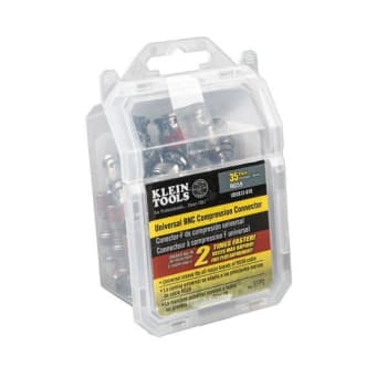 Image for Klein Tools® Bnc Compression Connector Package Of 35 from HD Supply