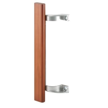 Image for Slid Glass Dr Pull, Wood Handle, Dcst Cnst, Chrm from HD Supply