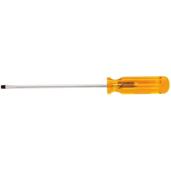Image for Klein Tools® Yellow Cabinet Tip Screwdriver 7.62" With Round Shank 4" from HD Supply