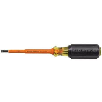 Image for Klein Tools® Cabinet Tip Insulated Screwdriver 7.75" W/Round Shank 4" from HD Supply
