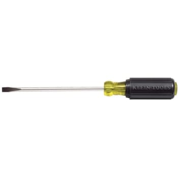 Image for Klein Tools® Black Flat Head Heavy-Duty Screwdriver 12.34" W/Round Shank 8" from HD Supply