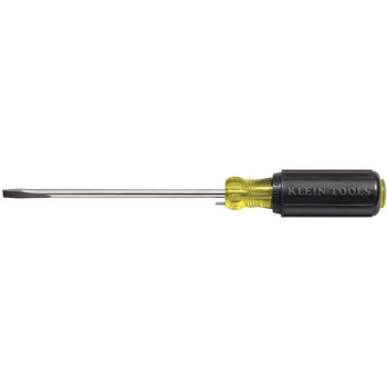 Image for Klein Tools® Black Cabinet Tip Wire Bending Flat Head Screwdriver 10.34" from HD Supply