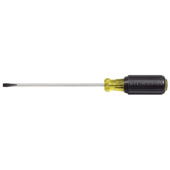 Image for Klein Tools® Black Cabinet Tip Flat Head Screwdriver 11.75" W/Round Shank 8" from HD Supply